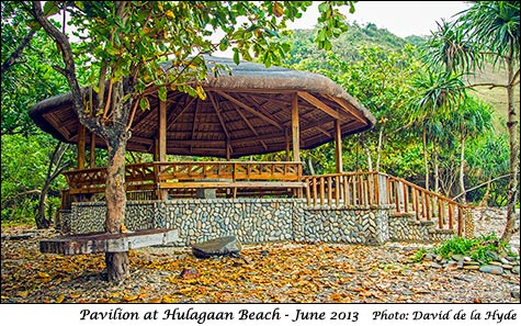 Pavilion at Hulagaan falls for picnics