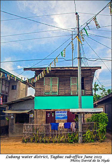 Lubang water district - Tagbac sub-office
