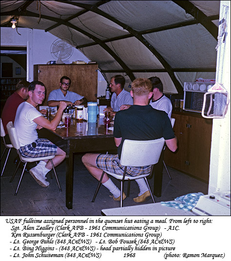 Meal in the Quonset Hut