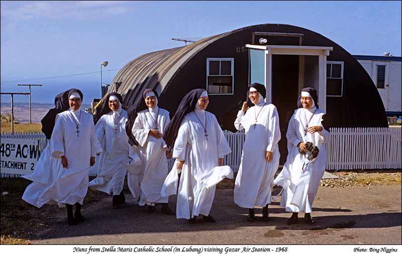 Visiting Stella Maris Nuns at Gozar Air Station