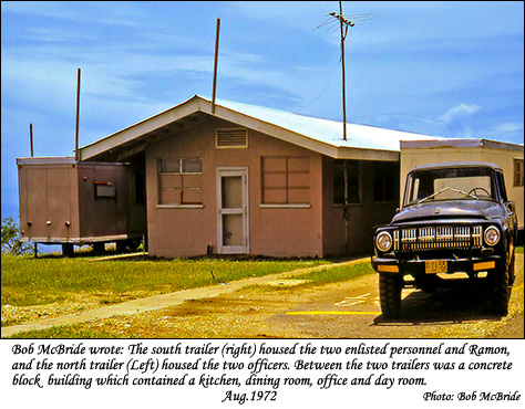 Amenities Building and trailers - 1972