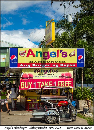 Angel's Hamburgers at Talisay Market