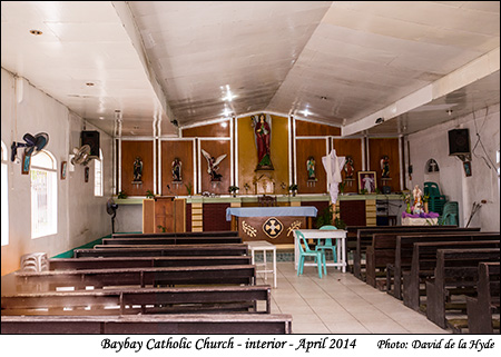 Baybay Catholic Church - Interior