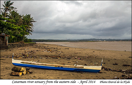 Catarman river estuary from the Eastern side