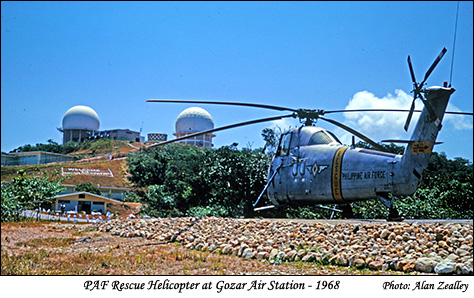 Phillippine Air Force Helicopter at Gozar 