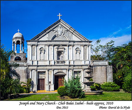 Joseph and Mary Church, Club Balai Isabel