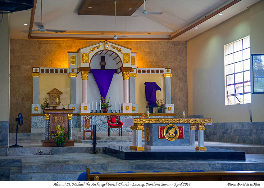 The Altar at the St. Michael the Archangel Parish Church - Laoang, Northern Samar