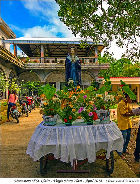 Float of the Virgin Mary at the Monastery of St. Claire