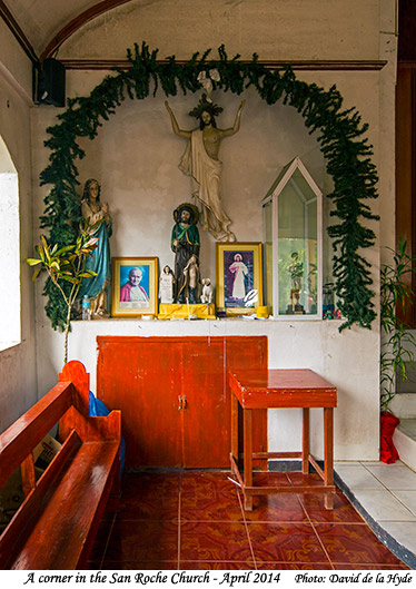 A corner in the San Roche Church