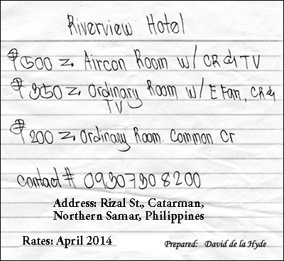 Rates - Riverview Hotel