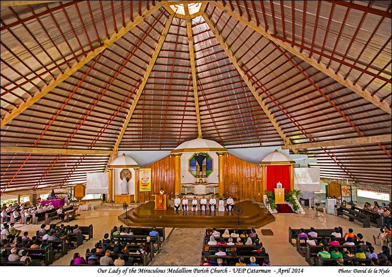Interior view of Our Lady of the Miraculous Medallion - UEP - Catarman