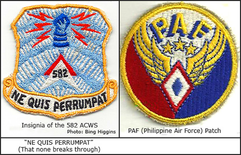 Patches ACWS and PAF WW2