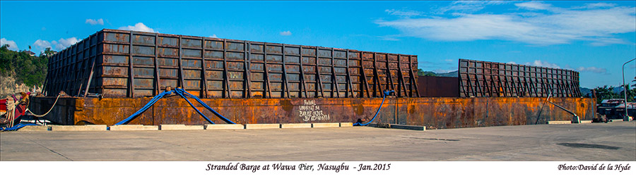 Stranded Barge at Wawa Pier, Nasugbu