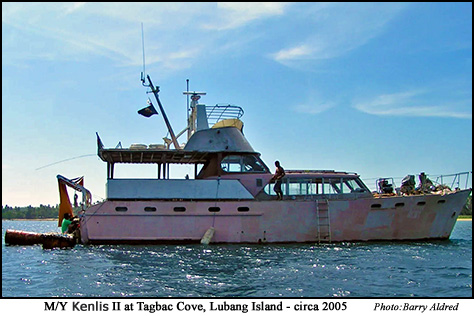M/Y Kenlis II at Tagbac Cove