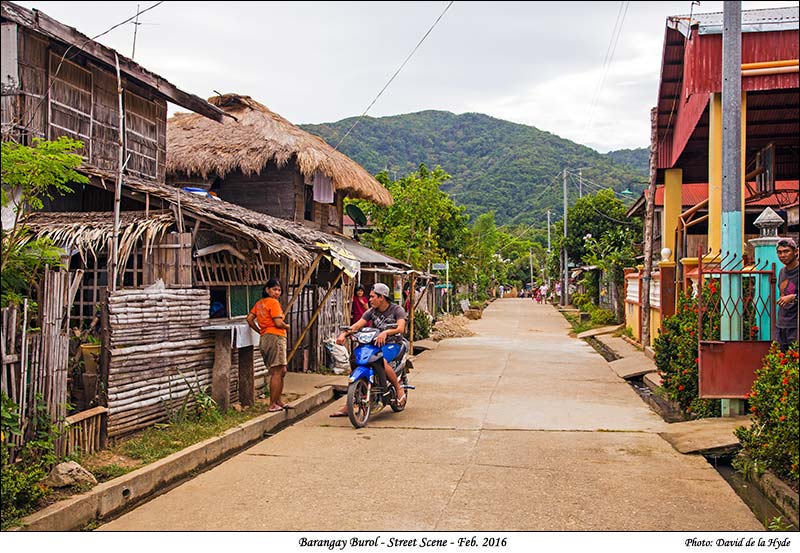 Street Scene in Barangay Burol