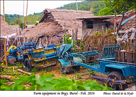 Farm equipment in Burol