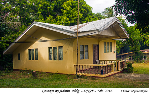 Cottage by Admin. Bldg. LNSF