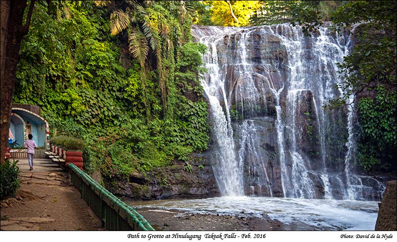Path at the meditation area of Hinulugang Taktak Falls