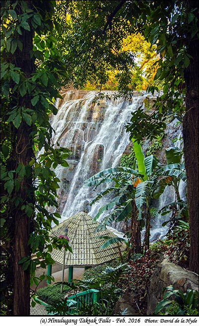 Upper view of Hinulugang Taktak Falls
