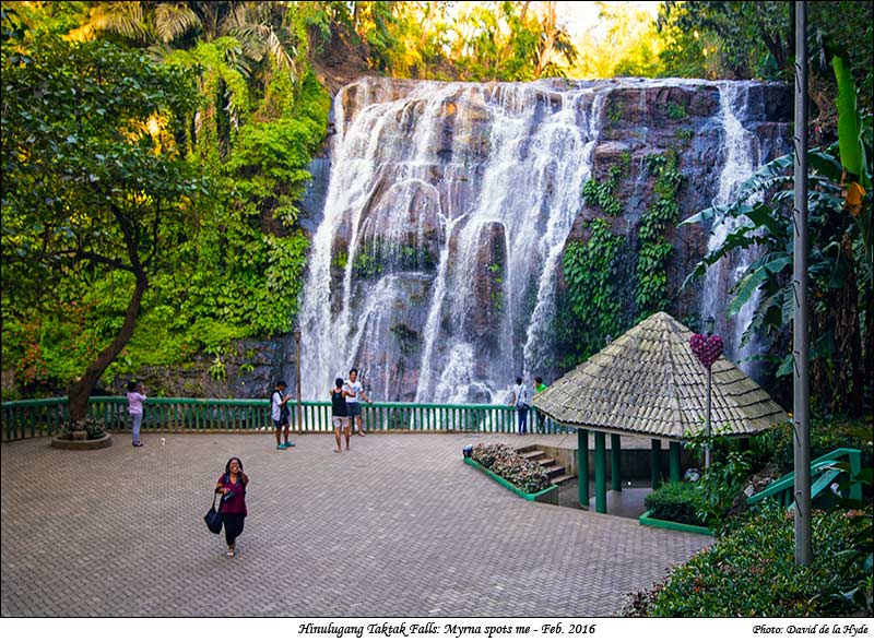 Hinulugang Takta Falls - Myrna spots me