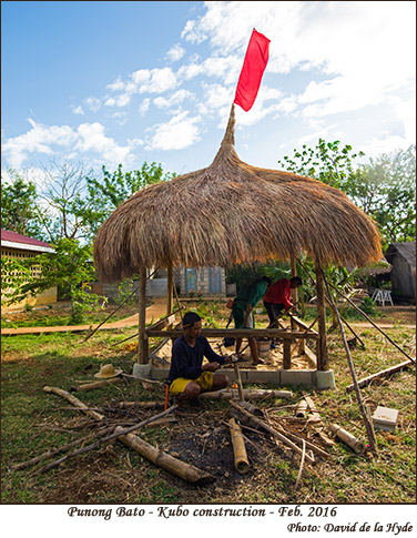 Punong Bato - Kubo construction