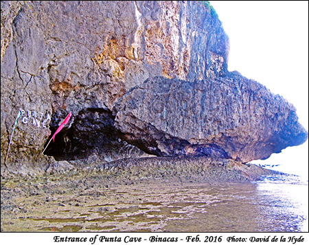 Entrance of Punta Cave, Binacas