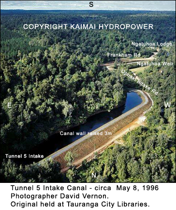 Intake Canal for diversion tunnel 5