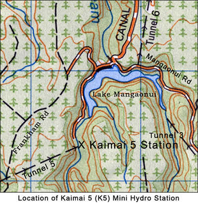 Location of Kaimai 5