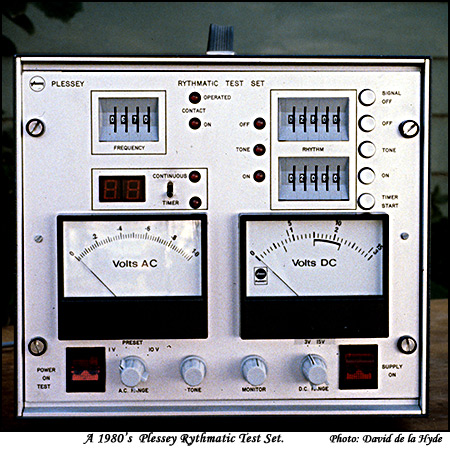 A 1980's Plessey Rythmatic Control Test Set