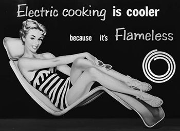 Electric cooking is cooler