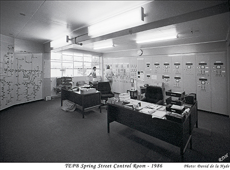 Tauranga Electric Power Board Control Room 1986