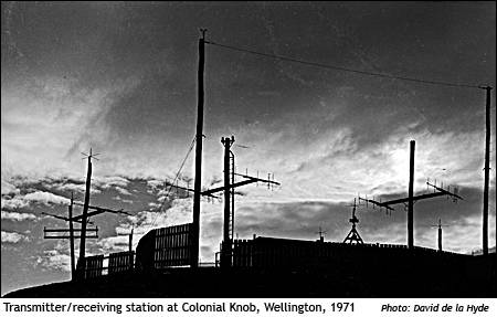 Transmitting/receiving station - Colonial Knob, Wellington, 1971