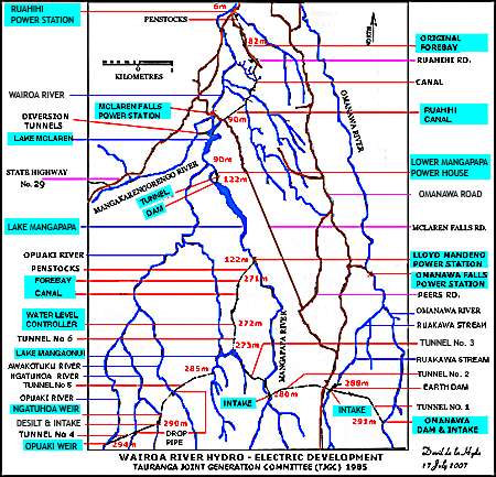 Wairoa Hydro Development Map