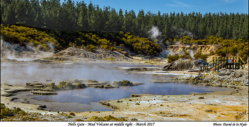 Viewing platform for the Mud Volcano