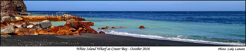 Wharf at Crater Bay - October 2016 - White Island