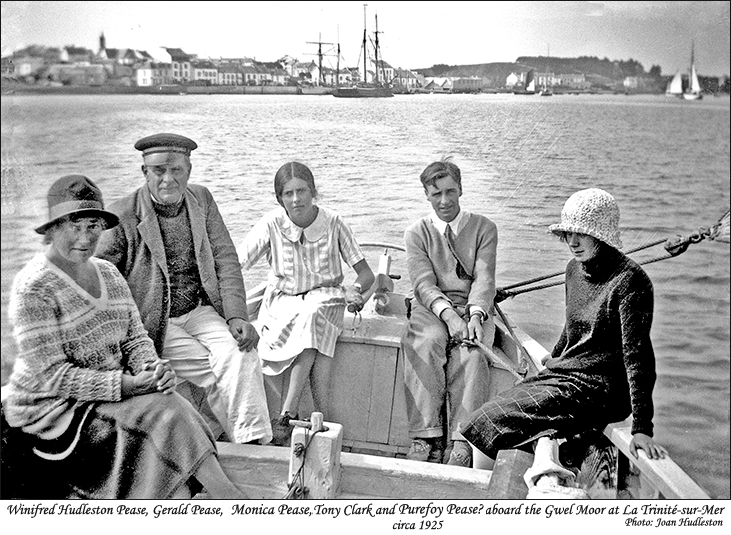 Pease family in the Gwel Moor at La Trinité-Sur-Mer 