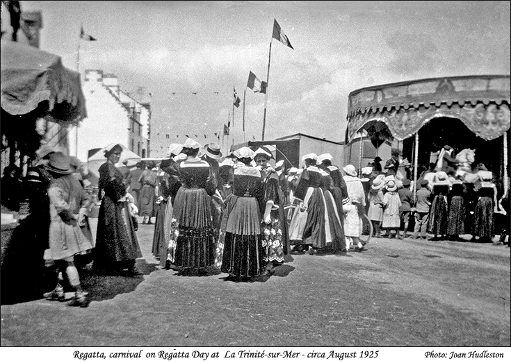 Regatta, carnival - La Trinite_sur-Mer, circa Agust 1925