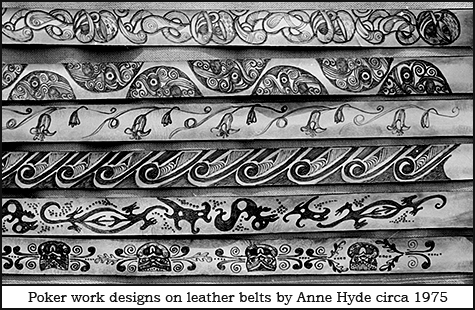 Leather belt designs