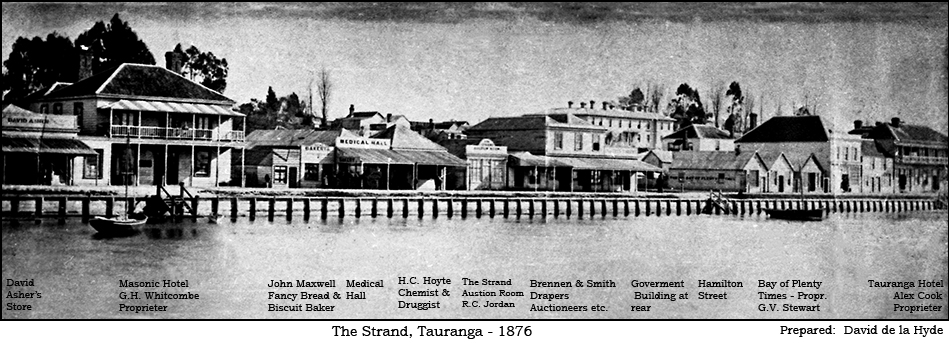 The Strand Tauranga - 1876