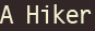 The Hiker