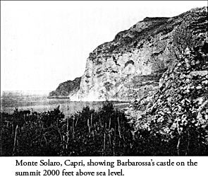 Monte Solaro, showing Barbarossa's castle