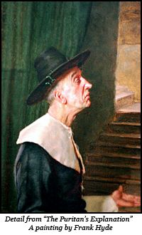 Close up view of the Puritan