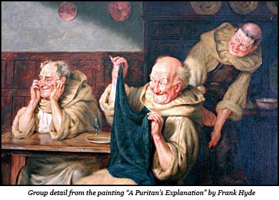 close up view of the monks
