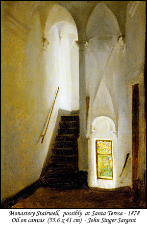 Possibly a staircase in the Santa Teresa Monastery