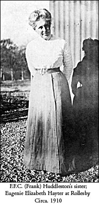 Eugenie Elizabeth Hayter (Frank Huddleston's sister)