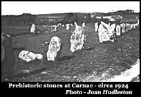 Prehistoric stones at Carnac