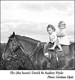 On horseback