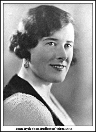 Joan Hyde circa 1935