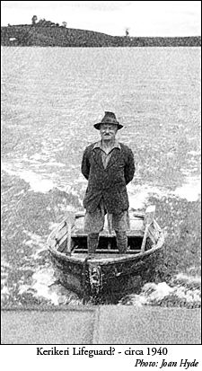 Kerikeri Lifeguard? - circa 1940.