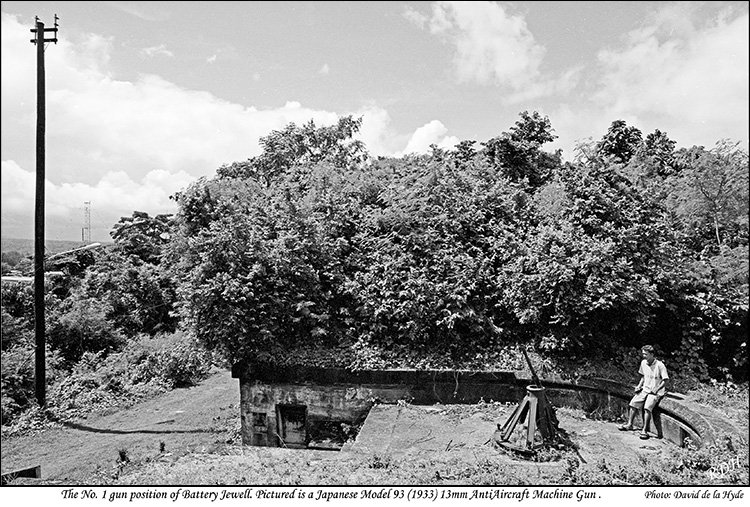 No 1 gun position - Battery Jewell - AntiAircraft gun.